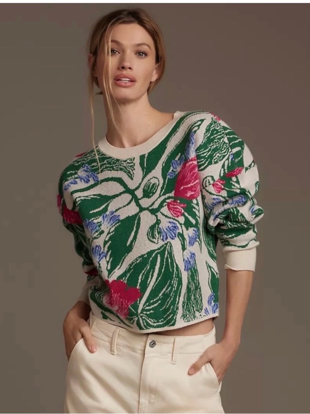 Anthropologie Maeve Yukiko Noritake Camryn sweater XS